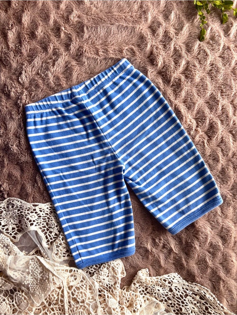 Mini Boden Blue & White Striped Pajama Set – Size 5Y - Picture 8 of 10